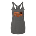 thumbnail image 2 of Wild Bobby Cincinnati Football Joe Ja'Marr 22 Sports Women Tri-Blend Racerback Tank Top, Premium Heather, Large, 2 of 5