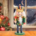 thumbnail image 6 of 3 pieces 15cm Nutcracker Figures Model Doll Decorative Handmade farmhouse Indoor holiday party Decoration Style H, 6 of 8