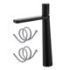 thumbnail image 2 of Grifo de baño con temperatura ajustable para lavabo de cocina o RV negro largo, 2 of 8