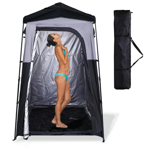 Oversized Instant Pop-Up Privacy Tent for Camping, Outdoor Showers, and Toilets (1 Room)