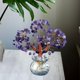 thumbnail image 5 of Decoración personalizada del dinero de cristal Piedras Feng Shui Alambre Adorno de dad Estante de base púrpura Macarena Árbol del dinero, 5 of 8