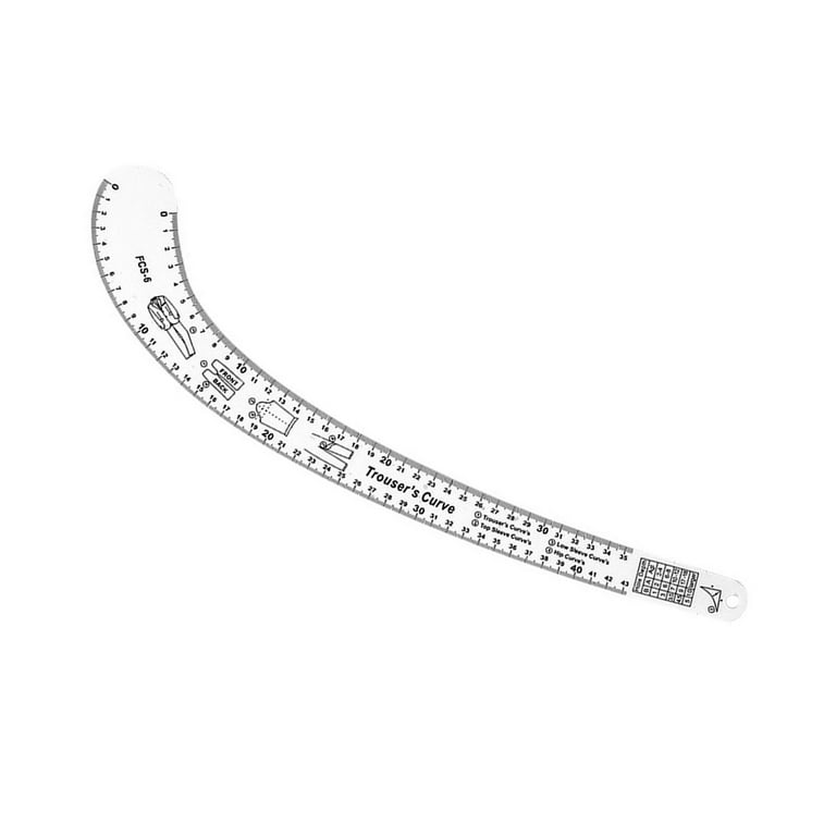 Artracyse French Curve Ruler Sewing Ruler Small Ruler Clear Sewing