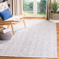 SAFAVIEH Nantucket Noelle Geometric Chevron Area Rug, Charcoal, 5' x 8'