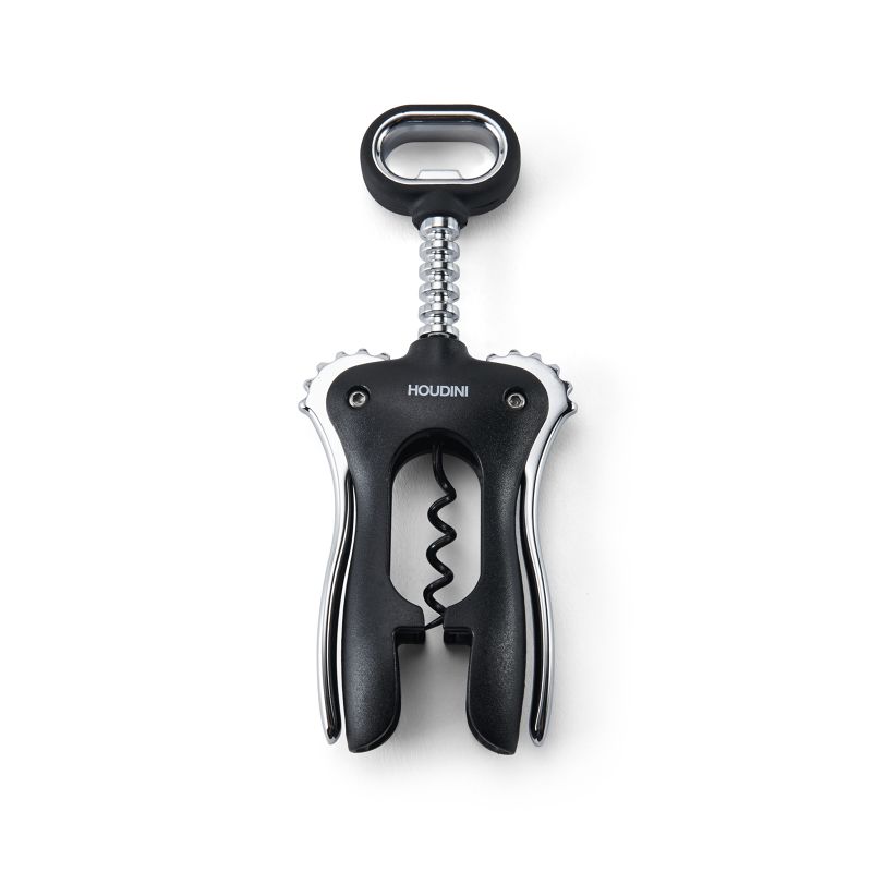 Houdini Wing Corkscrew In Stainless Steel And Black