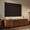 60-69 inches + Walnut Brown + Brown + Primary Living Space + 50-59 inches + American Design,Classic + 60 inches + MDF, variant on 58''Tv Console With Mid Century Unique Spiral Wave Design With Storage Cabinet And 2 Drawers Tv Stand For Living Room, Bedroom, Walnut
