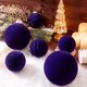 thumbnail image 3 of Cristbest Bolas De Navidad De Terciopelo, Grandes, Colgantes, Inastillables, Adornos Para Árbol De Navidad, Para Colgar En El Árbol De Navidad, Decoraciones Para Fiestas De Bodas, Regalos Y Decoracion, 3 of 5