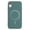 Green, variant on Allytechgroup iPhone XR Case with Magnetic Ring, Compatible with Magsafe Slim Back Cover Flannel Inner Lining Shockproof Protective Phone Case for Apple iPhone XR, Darkblue
