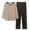 Black, variant on MEICHEN Pajamas for Women Set Womens Comfortable Stripe Gradient Pure Color Imitation Cotton Pajamas Women's Casual Loose Long Sleeved Trousers Suit Womens Loungewear