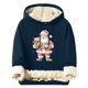 thumbnail image 2 of Sudadera con capucha para hombre, informal, a la moda, con estampado navideño, de manga larga y bolsillo, de poliéster, 2 of 4