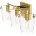 thumbnail image 2 of 351B03BLSB-Varaluz Lighting-Arlo 3-Light Bath and Vanity in Glam Style 7.75 Inches Tall and 22.88 Wide-Gold Finish, 2 of 5
