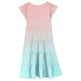 thumbnail image 5 of Gubotare Girls Party Dress Girls Short Sleeve Dress Casual Summer Appliques Shirt Jersey Dresses (Sky Blue,Size 6-7 Years), 5 of 5