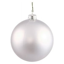Vickerman 3" Silver Matte Ball Ornament, 12 per Bag