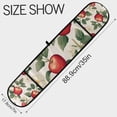 thumbnail image 3 of Yayeee Double Oven Mitt Kitchen Heat Resistant Baking 35" x7" Quilted Glove, Apples Flower Pattern, 3 of 6