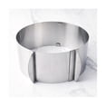 thumbnail image 5 of Molde para tartas ajustable de 20 cm de alto - Molde de acero inoxidable ajustable - Molde para tartas de 20 cm de alto - s202412244395, 5 of 5