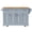 Gray+Blue, variant on 54inch Large Kitchen Island with Rubber Wood Drop Leaf, Embossed Texture Rolling Kitchen Cart on 4 Wheels with 4 Doors and 3 Drawers, Kitchen Island with Storage for Kitchen, Dining Room,White