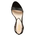 thumbnail image 2 of XYD Women Gorgeous Shell Low Wedge Heels Open Toe Strappy Rhinestone Sandals Prom Evening Dressy Shoes Size 11.5 Black, 2 of 3
