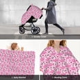 thumbnail image 6 of Car Seat Cover Baby - Cool Flamingos Breathable Infant Car Seat Cover for Baby Carseat, Lightweight Comfort Baby Essentials Must Haves Newborn Stuff for Girl Boy, 6 of 7