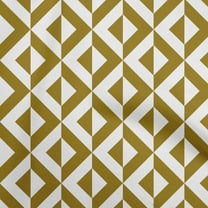 oneOone Georgette Viscose Dark Olive Green Fabric Geometric Sewing Material Print Fabric By The Yard 42 Inch Wide