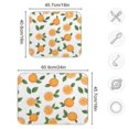 thumbnail image 5 of Yayeee Dish Drying Mat for Kitchen Counter Ultra Absorbent Easy Clean Pad 18x16", Orange, 5 of 7
