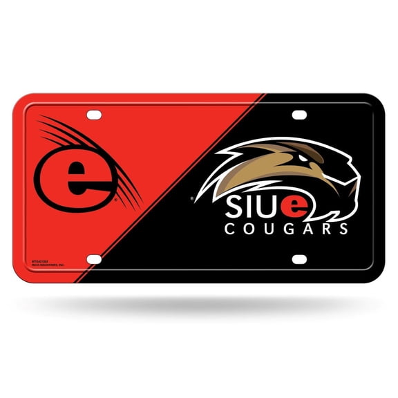 SIUE Cougars 12x6 Metal License Plate Auto Tag