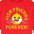 thumbnail image 3 of Baby Shark - Fish Friends Forever - Toddler And Youth Long Sleeve Graphic T-Shirt, 3 of 6