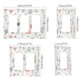 thumbnail image 2 of Yayeee Rocker Switch Wall Plate 1-Gang 4.6"x2.9" Home Decorative Outlet Cover, Garden Pattern, 2 of 6