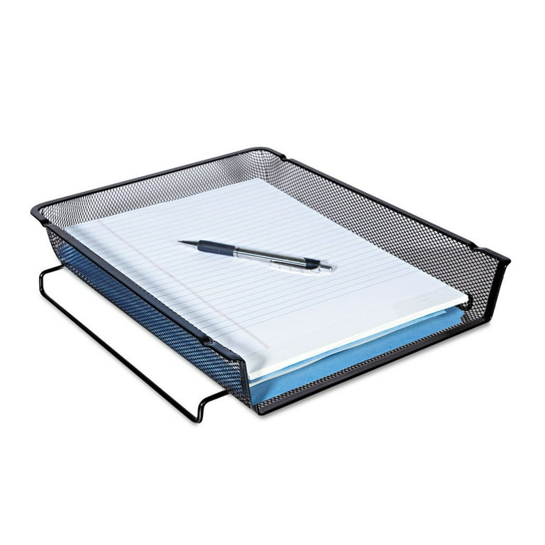 Deluxe Mesh Stackable Front Load Tray, 1 Section, Letter Size Files, 11.25 Deluxe Mesh Stackable Front Load Tray, 1 Section, Letter Size Files, 11.25