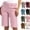 06# Pink, variant on Bermuda Shorts for Women Trendy 2026 Casual Summer High Waisted Chino Shorts Straight Leg Hiking Vacation Outfits Brown XXL