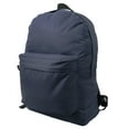 thumbnail image 2 of K-Cliffs Unisex Classic 16" School Backpack, Polyester, Navy, Elementary-Adult, 2 of 2