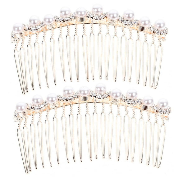 UPOUART 2-Pack Elegant Decorative Hair Combs for Women, Perfect Wedding, Prom & Party Hair Accessories