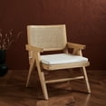thumbnail image 4 of Safavieh  Couture Colette Rattan Accent Chair - 22 in. W x 26 in. D x 31 in. H Natural, 4 of 5