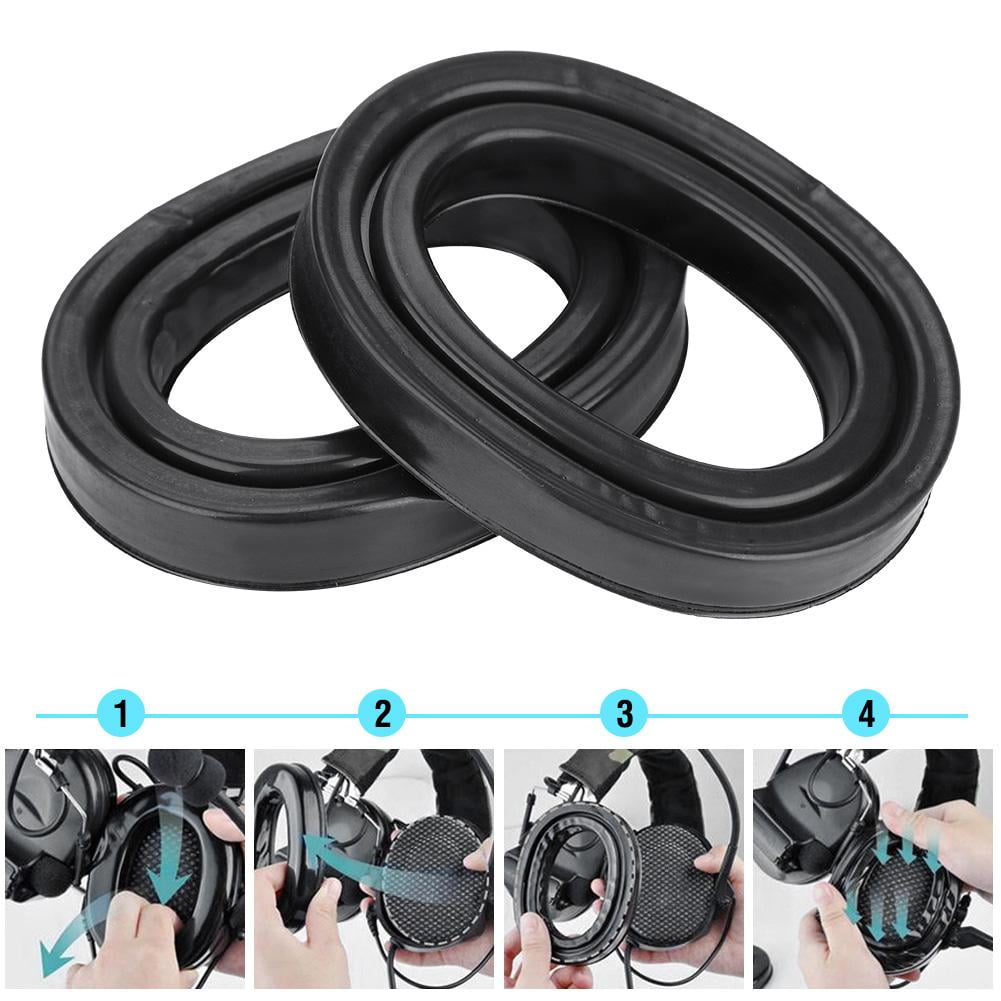 OTVIAP Z006 Silicone Earmuff Ear Cushion for Comtac Series Headset Hill