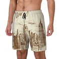 thumbnail image 1 of Fotbe New York Traje de Baño para Hombre – Shorts de Natación de Secado Rápido con Forro y Bolsillos-3X-Large, 1 of 6