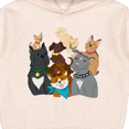 thumbnail image 3 of Inktastic Happy Dog Family Toddler Hoodie, 3 of 4