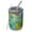 Dinosaurs River Volcano, variant on 12oz Coffee Tumblers Dinosaurs River Volcano Green Pattern Stainless Steel Vacuum Insulated Travel Tumbler Coffee Cups Mug with Lid and Straw with Cleaning Brush for Cold & Hot Drinks
