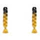 thumbnail image 2 of Vogacara Trenzas con extensiones de cabello trenzado, materiales fáciles de moda, cabello trenzado sintético Type9 NO9, 2 of 6