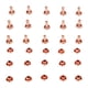 thumbnail image 2 of 100 juegos de remaches de Metal de oro rosa, remaches de cuero de Metal de alta dureza para manualidades de cuero, cinturones de 6x8mm, 2 of 5