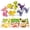 Dinosaur, variant on 3D Insect Paper Assembly Model Kit - 25 Piece Snap Fit Jungle Creature Set, Jigsaw Puzzle Set