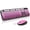 Black Pink, variant on Wireless And Mouse  2.4g Usb Retro Full Size Typewriter Cute Combo For Windows 7/8/10 Laptop Desktop Pc Computer (purple)