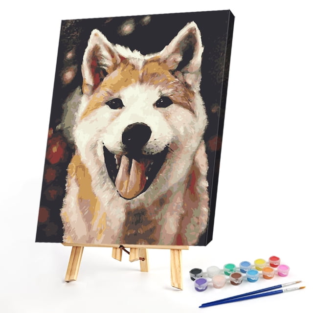 Cuadros Decorativos Shiba Inu perro lienzo pintura al óleo por números pared arte carteles Decoración JShteea Nuevos Originales