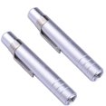 thumbnail image 1 of pranovo 2 soportes para tiza de aleación de aluminio, embrague con clip para tiza para profesores (plateado), 1 of 3