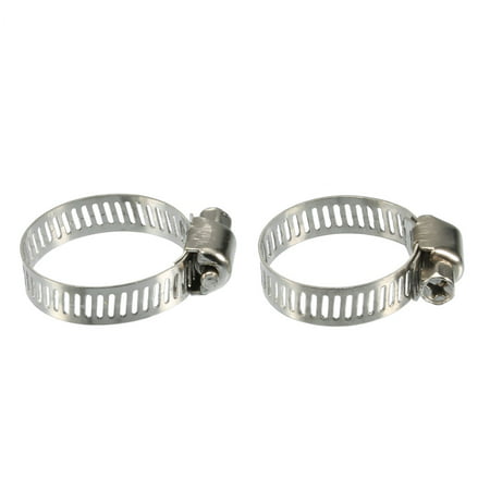 2pcs Stainless Steel Cable Tight Hose Pipe Clamp Fitting for 20mm (Best Tight Fitting Sheets)