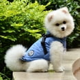 thumbnail image 3 of Pet Warm Jacket, Small Dog Vest, Harness Puppy Winter 2 in 1 Outfit Cold Weather Coat, 3 of 9