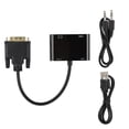 thumbnail image 2 of Cable convertidor DVI a HDMI VGA, DVI a HDMI VGA Convertidor de video HD Diseñado por expertos, 2 of 9