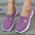 thumbnail image 5 of EKVAHL Women's Orthopedic Shoes Wide Width Toe Comfortable Soft Shoe Breathable Mesh with Arch Support Lightweight Sneakers Anti-Skid Vacation Outdoor Casual Walking Shoes, 5 of 6