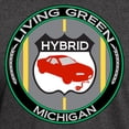 thumbnail image 3 of CafePress - Living Green Hybrid Michigan Dark T Shirt - Men's Classic Graphic Cotton T-Shirt, 3 of 4