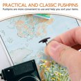 thumbnail image 3 of HLONK 100pcs Delicate Pushpins Multi-function Thumb Tacks Convenient Thumbtacks Photo Wall Decoration, 3 of 6