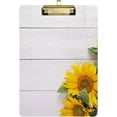 thumbnail image 1 of FMSHPON Sunflowers Clipboard Hardboard Wood Nursing Clip Board and Pull for Standard A4 Letter 13x9 inches, 1 of 8