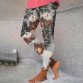 thumbnail image 2 of YOIAVAIOY Womens Christmas Leggings High Waisted Buttery Soft Stretch Ankle Length Tights Fashion Plaid Snowflake Printed Casual Yoga Pants Multicolor XXL, 2 of 5