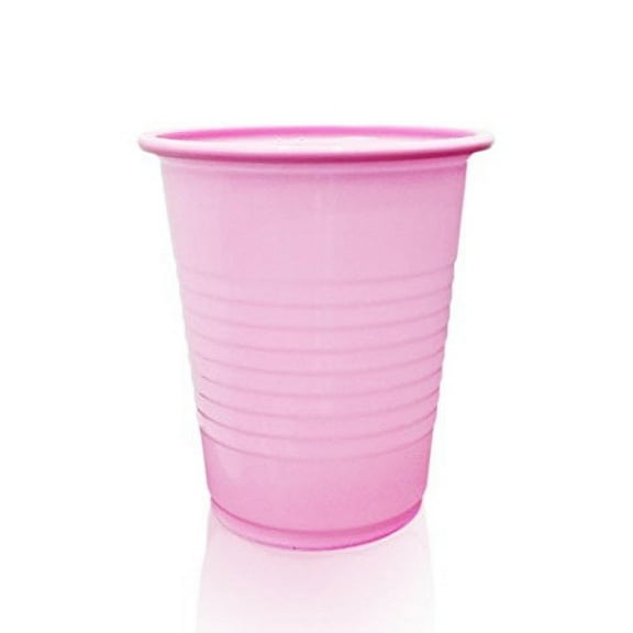 Disposable Plastic 5 oz Cups 1000 Count (Rose)